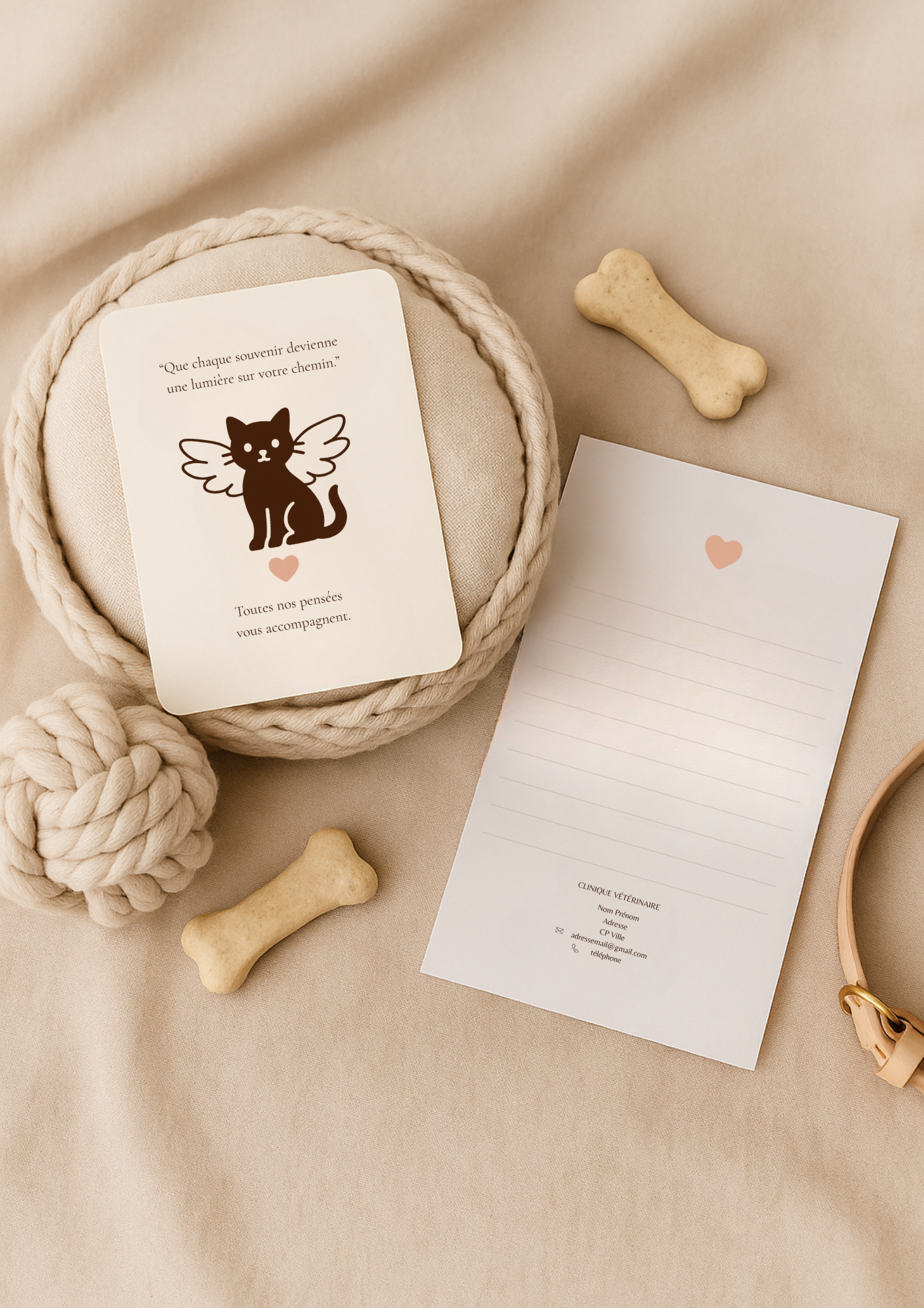 Bolsas personalizadas con logotipo de cría de perros o felinos