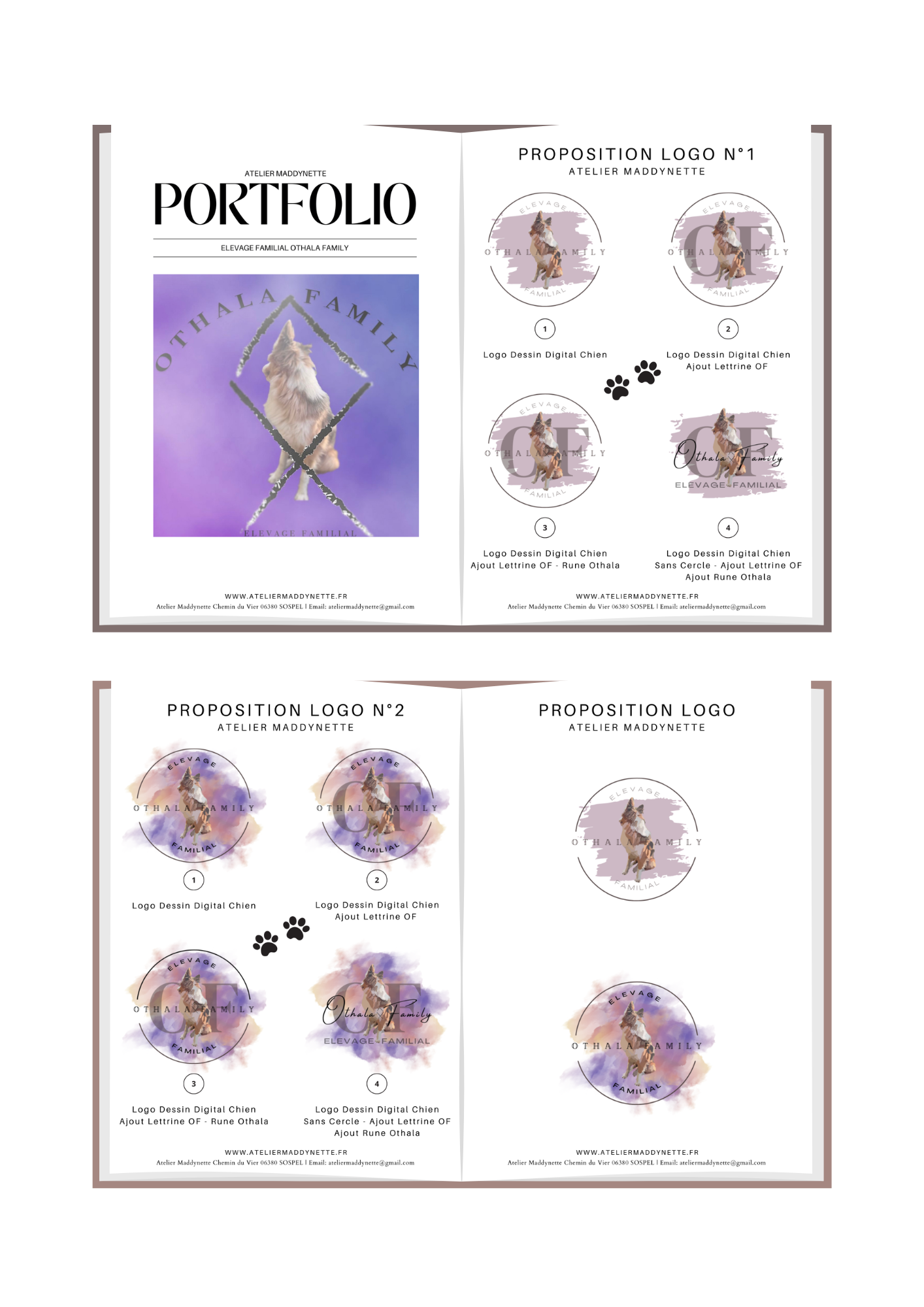 Logo personnalisé Élevage Canin, Félin & Nac