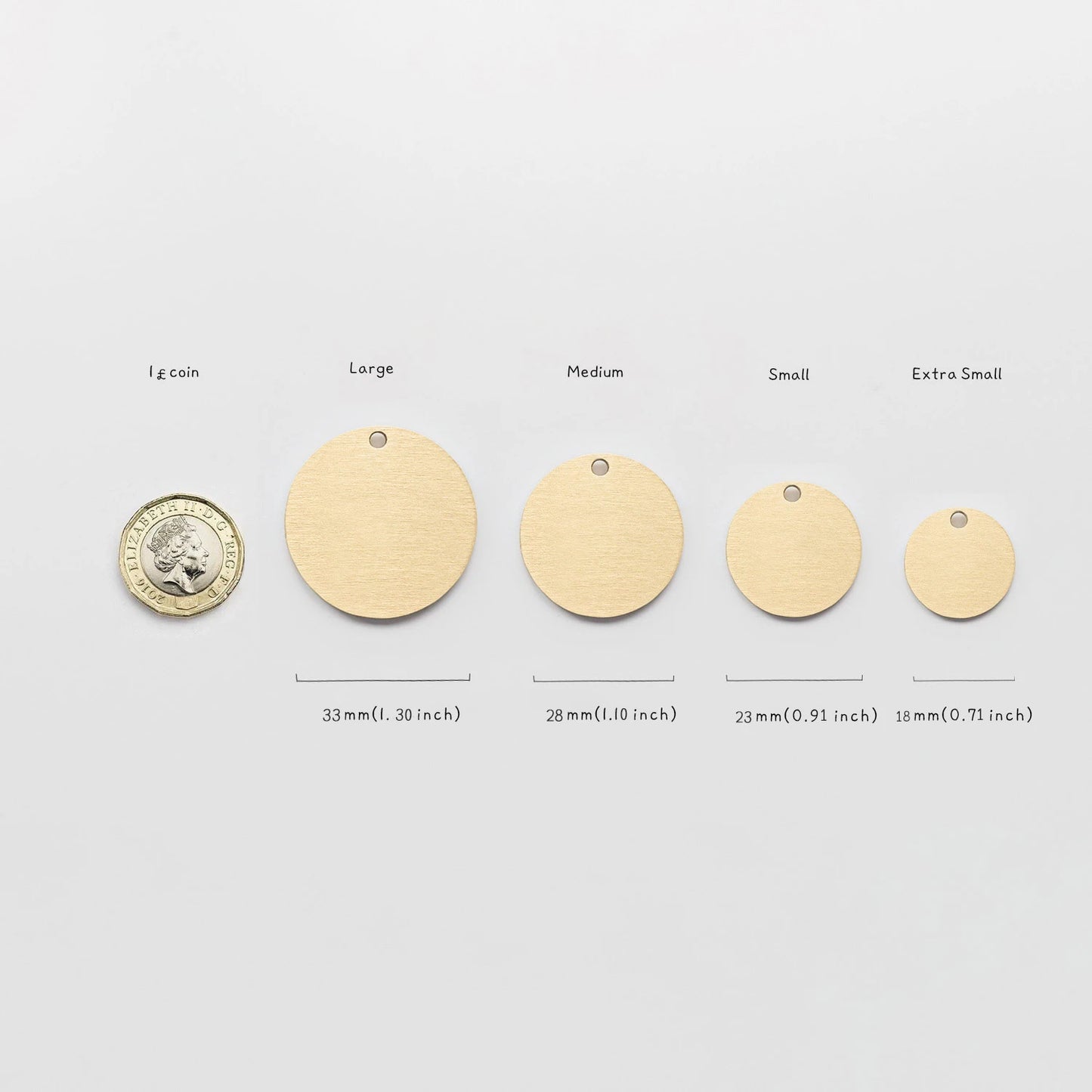 Médaille gravée double face personnalisée pour Chien et Chat