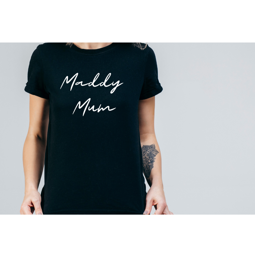 T-shirt coton bio à personnaliser Dog Mum