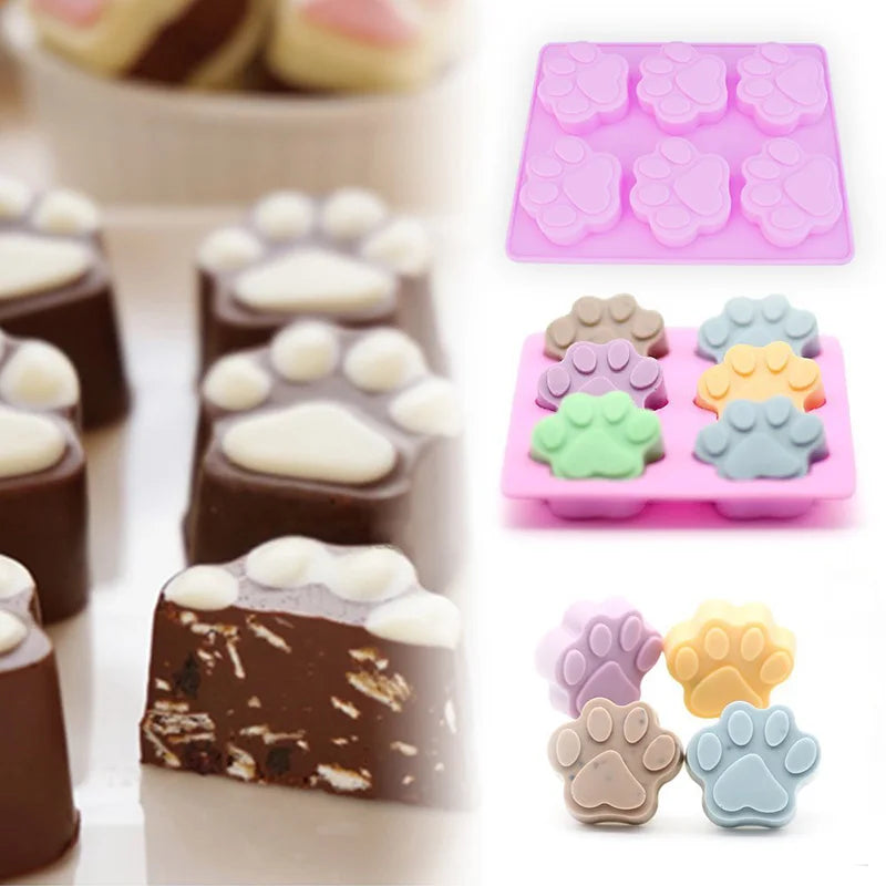 Moules en silicone pour os de chien