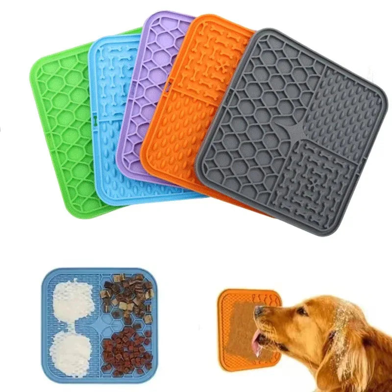 Tapis de léchage en silicone Chien & Chat