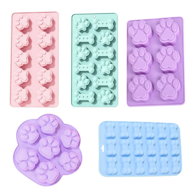 Moules en silicone pour os de chien