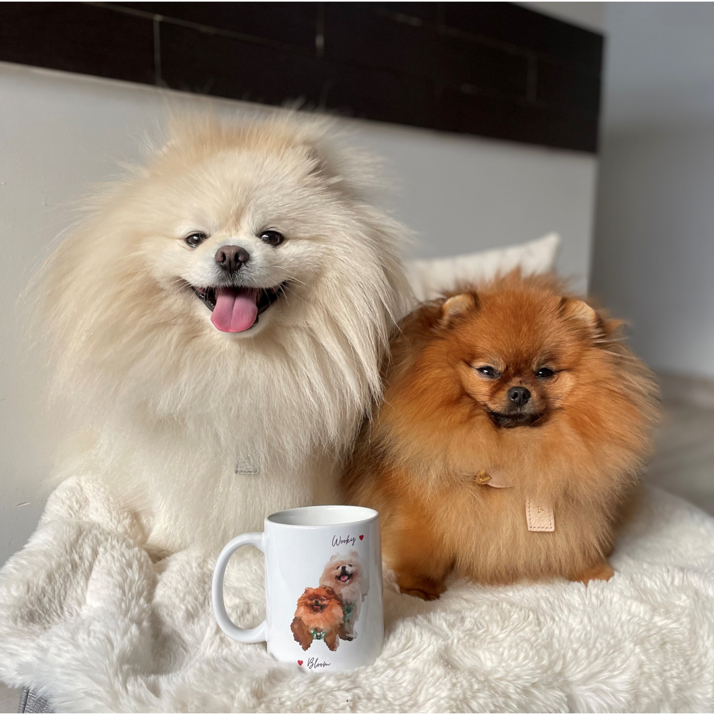 Mug Portrait d’animal personnalisé – cadeau commémoratif & deuil animalier