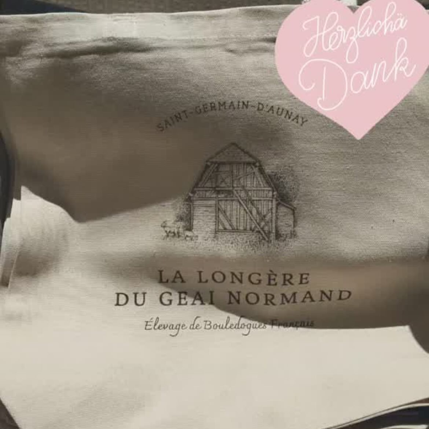 Personalized pouches with dog or cat breeding logo 