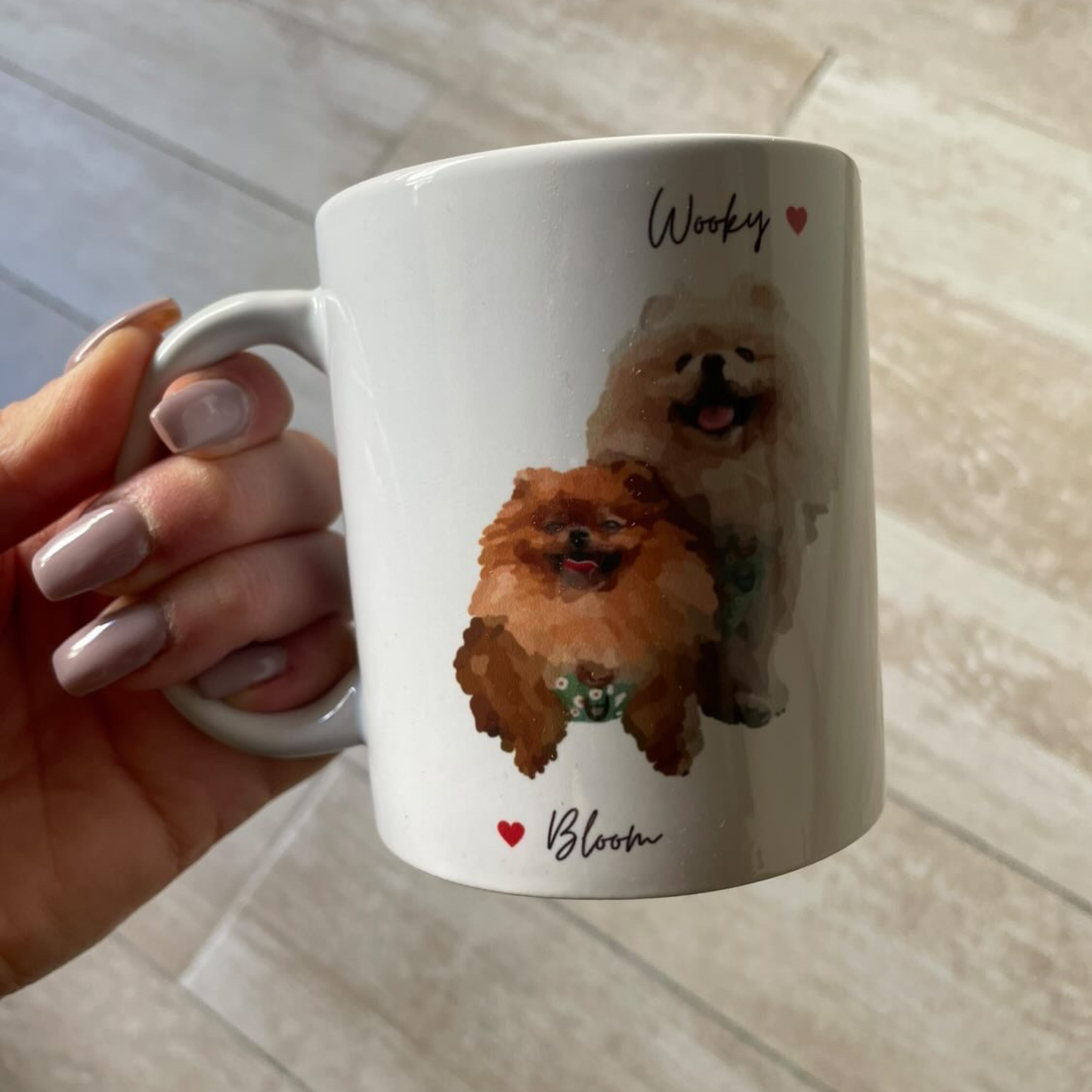 Mug Portrait d’animal personnalisé – cadeau commémoratif & deuil animalier