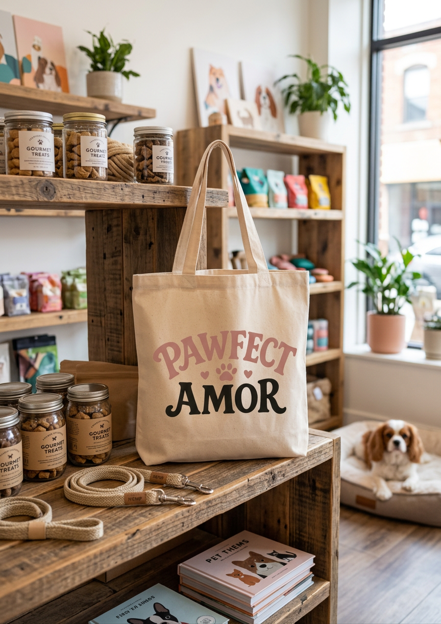 Bolsas personalizadas con logotipo de cría de perros o felinos 