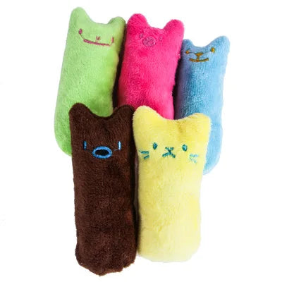 Jouet Interactif en Peluche pour Chat à base d'herbe à Chat