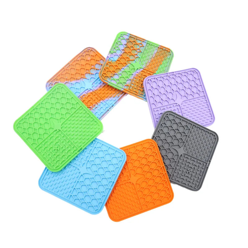 Tapis de léchage en silicone Chien & Chat