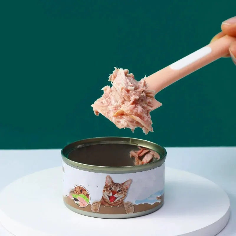 Cuillère et Couvercle Alimentaire pour Chien & Chat