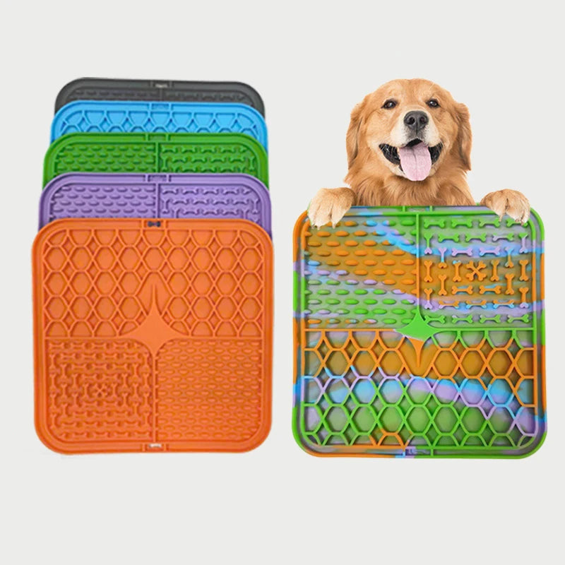 Tapis de léchage en silicone Chien & Chat