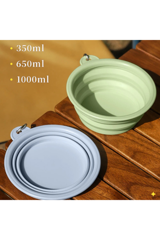Gamelle silicone pliable pour Chien et Chat