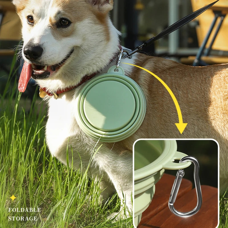 Gamelle silicone pliable pour Chien et Chat
