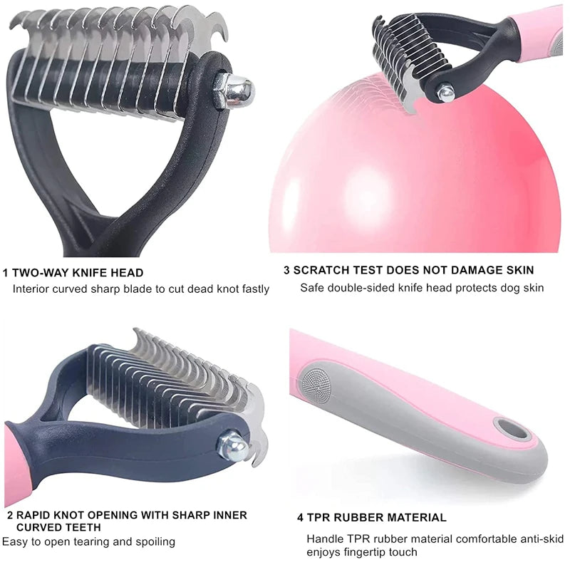 Dog &amp; Cat Grooming Brush 