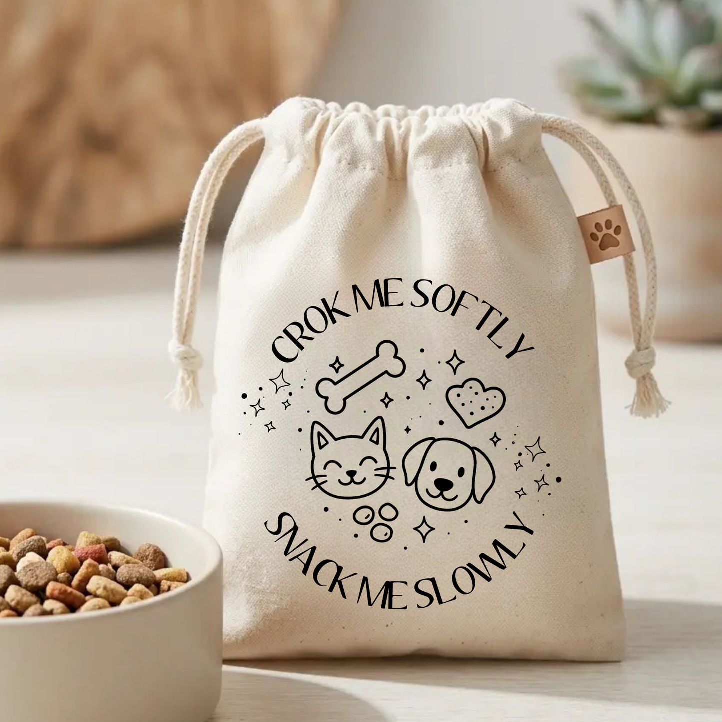 Bolsas personalizadas con logotipo de cría de perros o felinos 